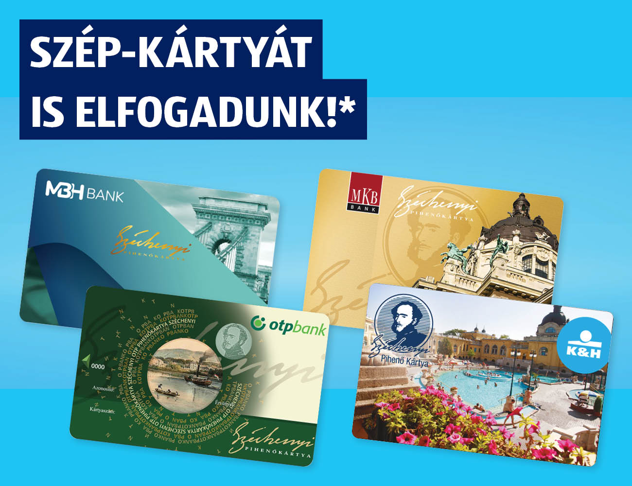 ALDI fizetési lehetőségek, SZÉP-kártya