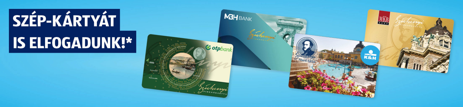 ALDI fizetési lehetőségek, SZÉP-kártya