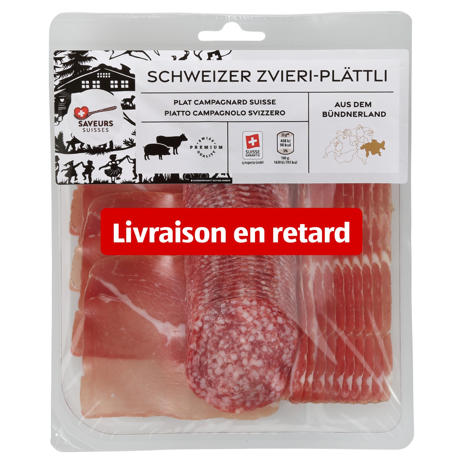 SAVEURS SUISSES Assortiment de charcuterie suisse