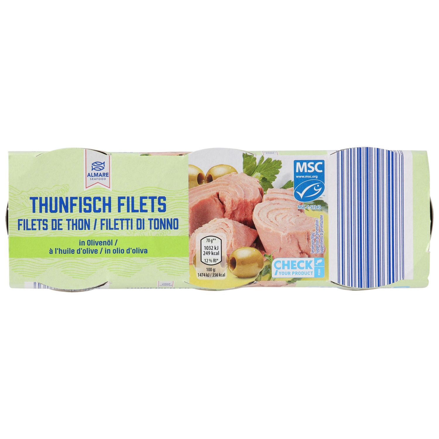ALMARE SEAFOOD Thon à l’huile d’olive