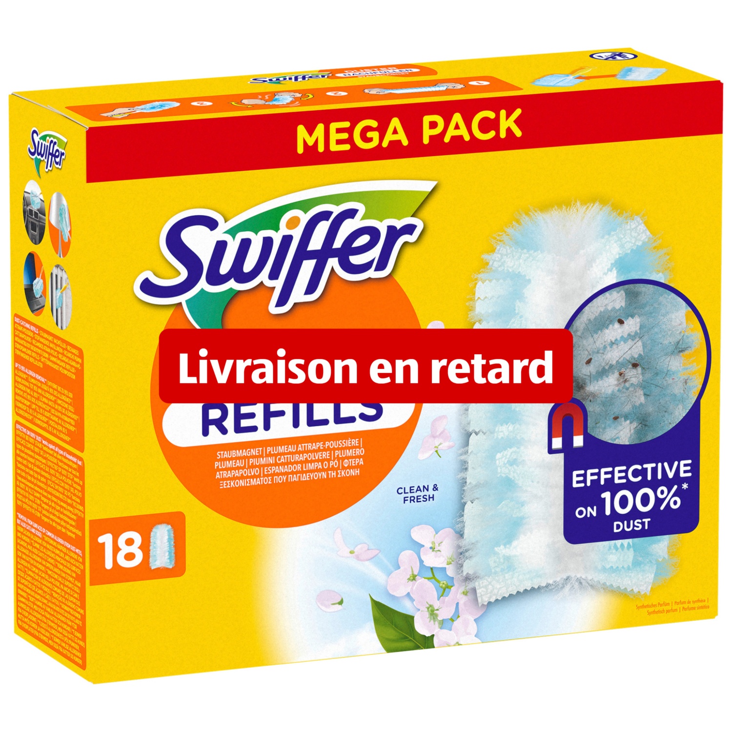 SWIFFER Recharge aimant à poussière