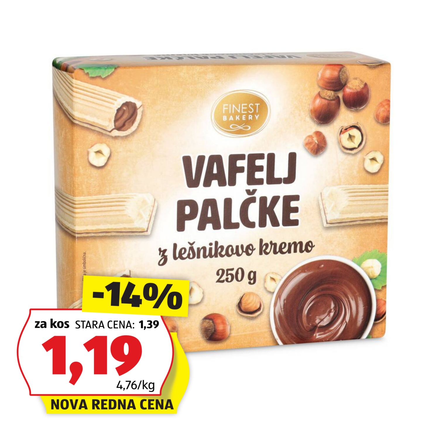 FINEST BAKERY Vafelj palčke