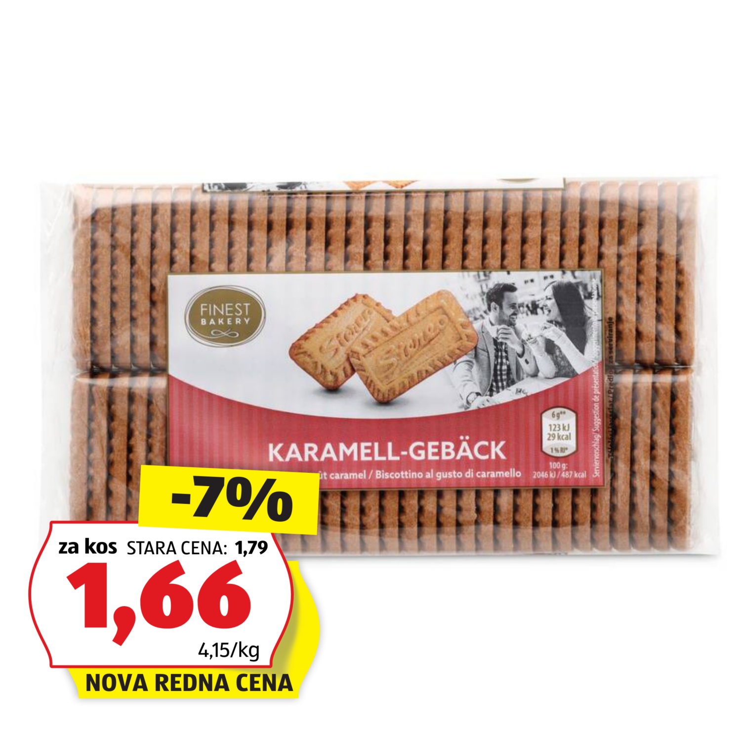 FINEST BAKERY Karamelni keksi