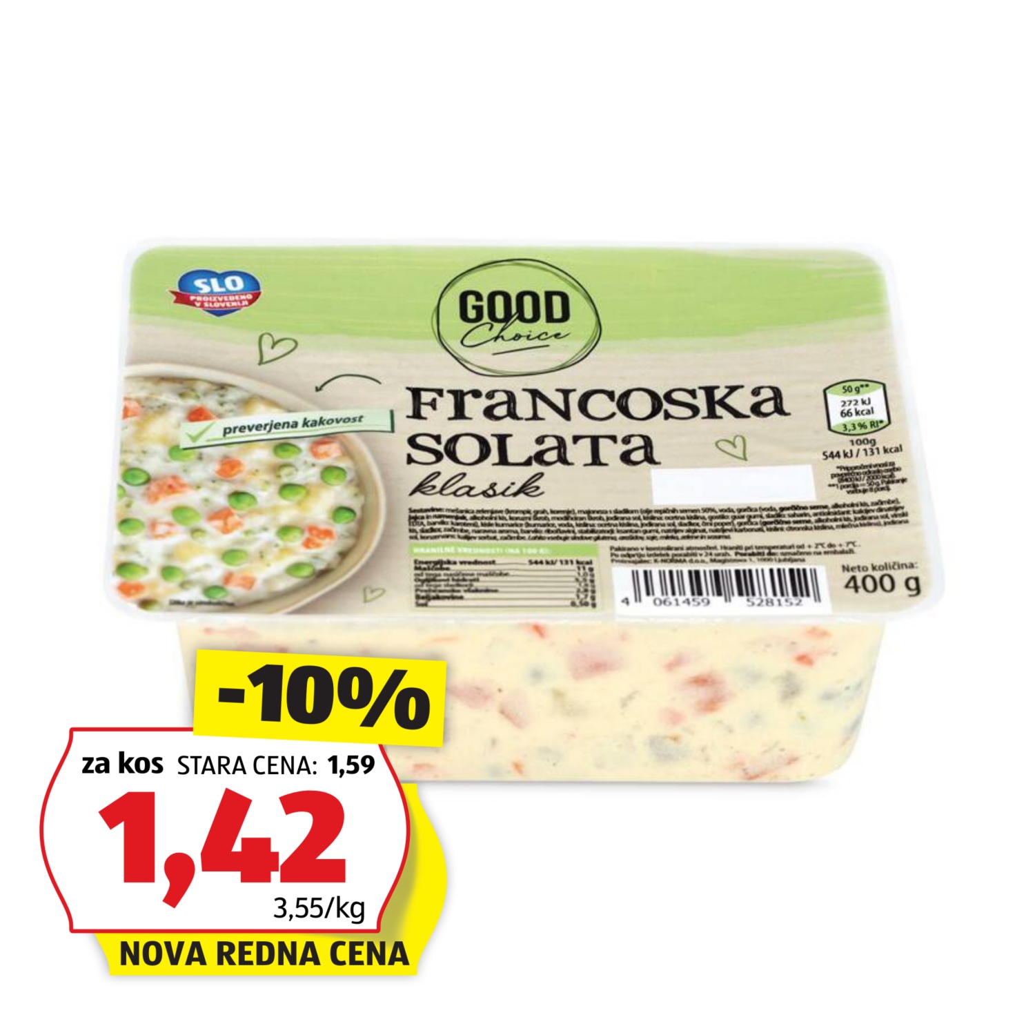 GOOD CHOICE Francoska solata, klasik
