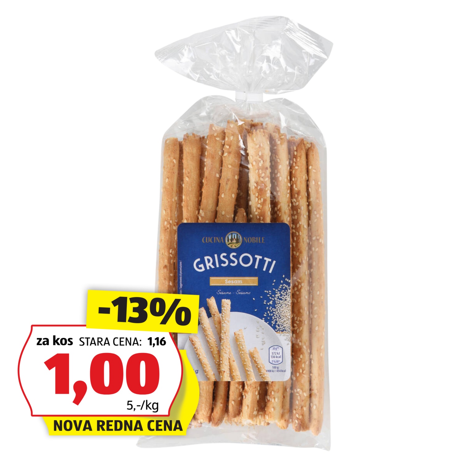 CUCINA Grisotti, s sezamom