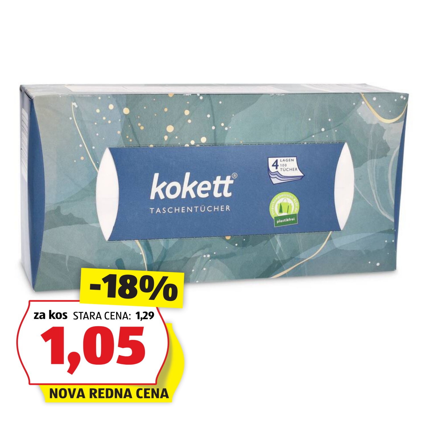 KOKETT Robčki v škatli