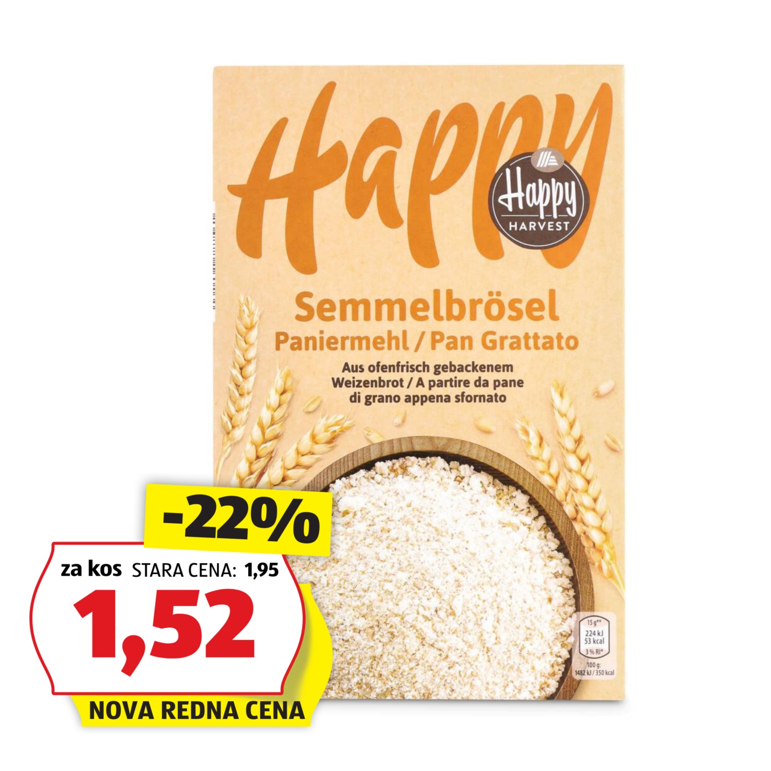 HAPPY HARVEST Krušne drobtine