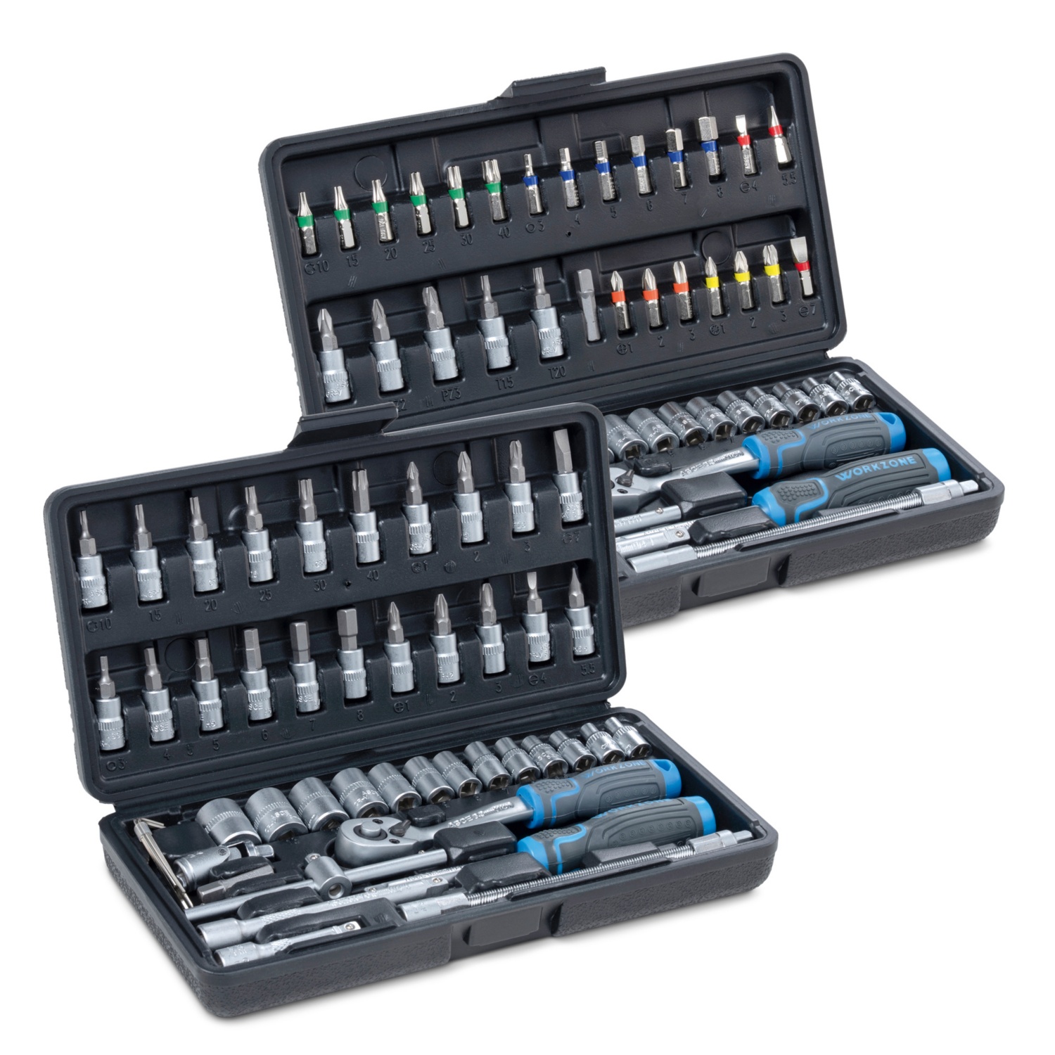 WORKZONE Steckschlüssels. 47- / 53-tlg.