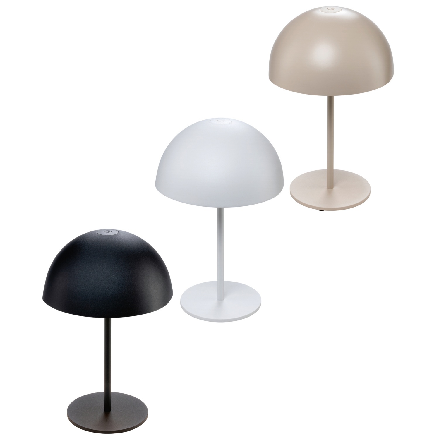 CASALUX Lampada da tavolo ricaricabile a fungo