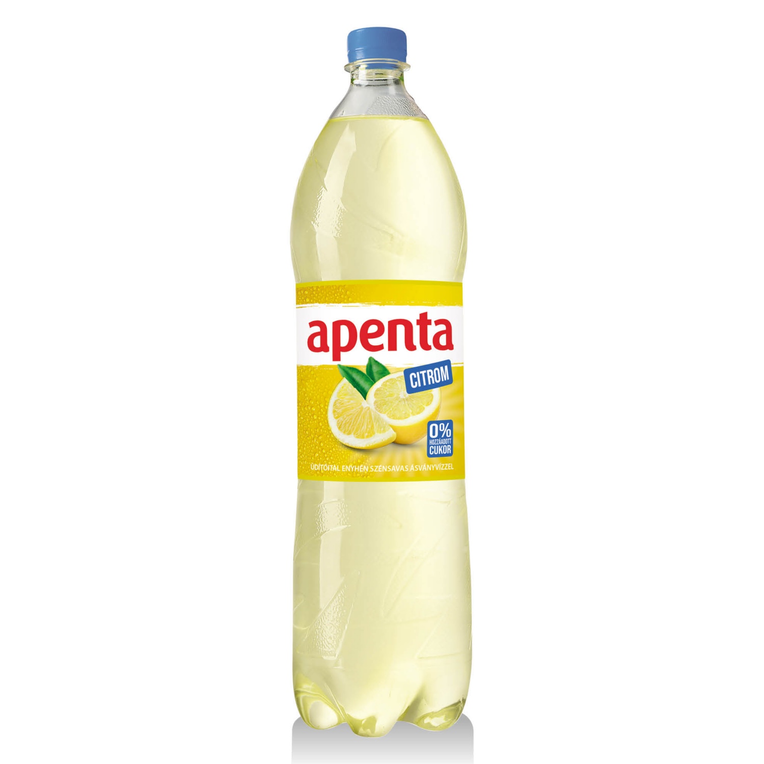 APENTA Szénsavas üdítőital, citrom light, 1,5 l