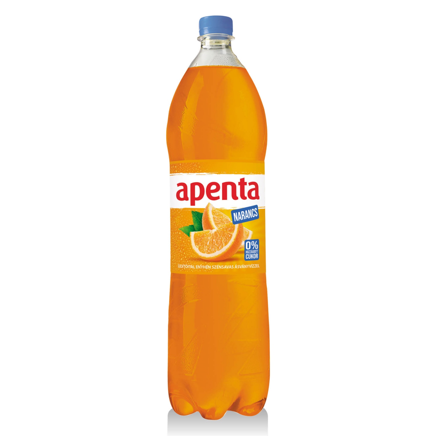 APENTA Szénsavas üdítőital, narancs light, 1,5 l