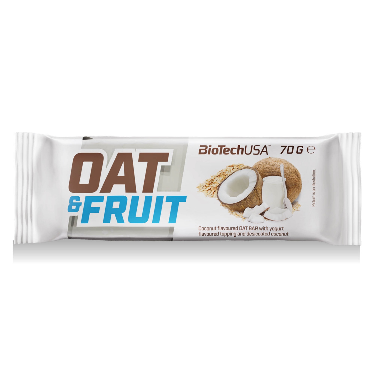 BIOTECHUSA Zabszelet, Oat & Fruits kókuszos-joghurtos, 70 g
