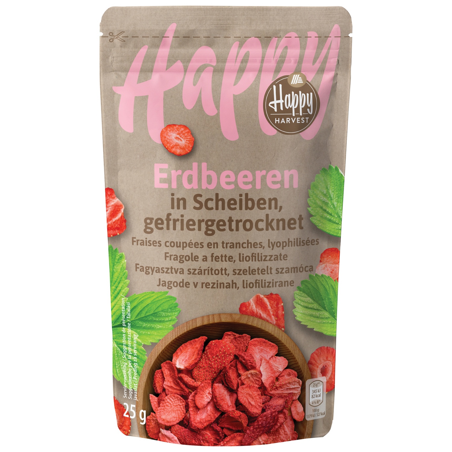 HAPPY HARVEST Fruits séchés, fraise