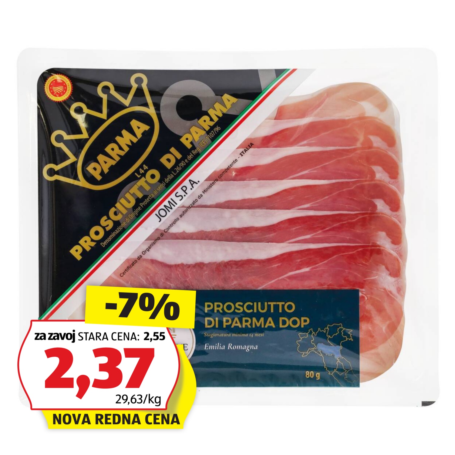 REGIONE CHE VAI Pršut Parma DOP