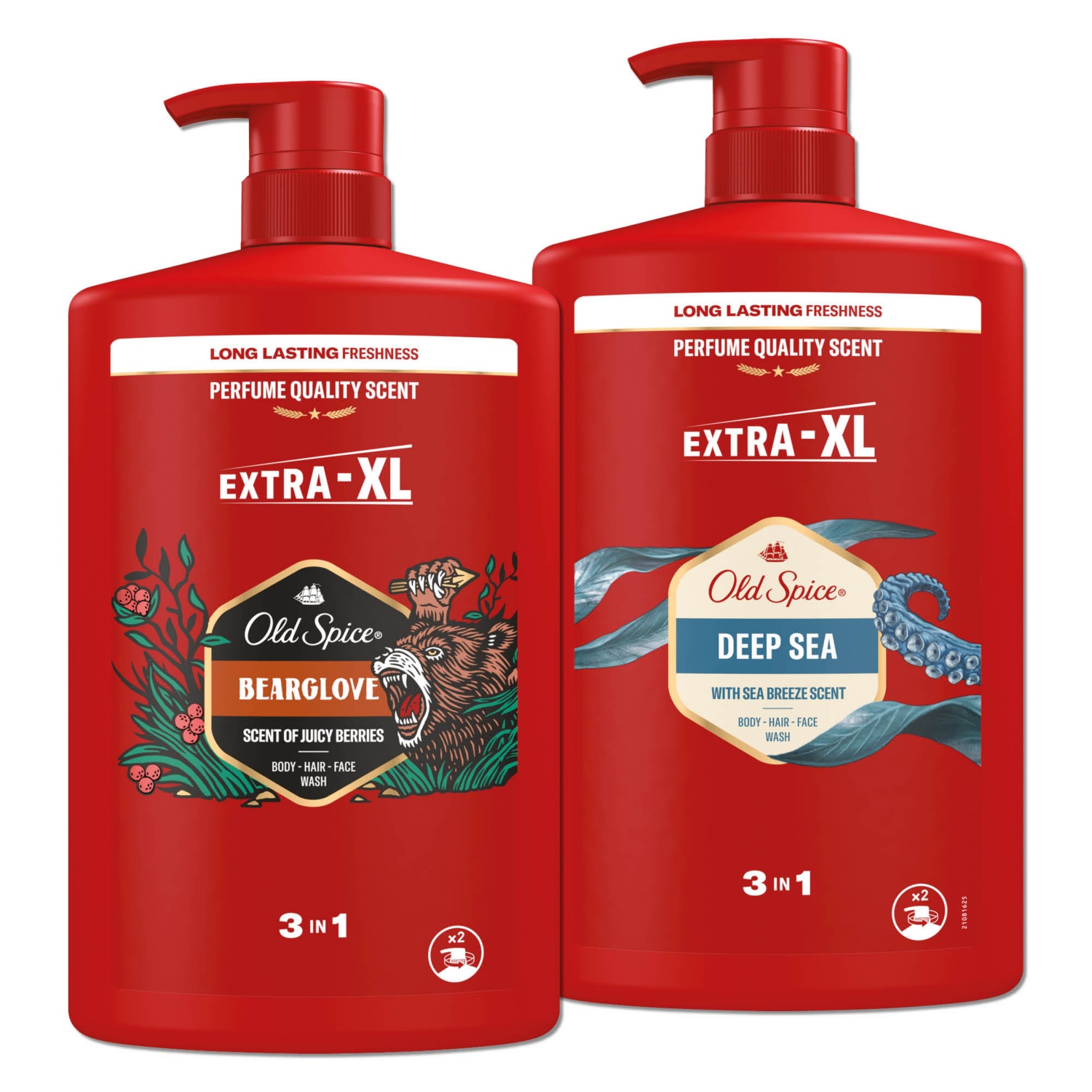 OLD SPICE Tusfürdő 3in1, 1 l