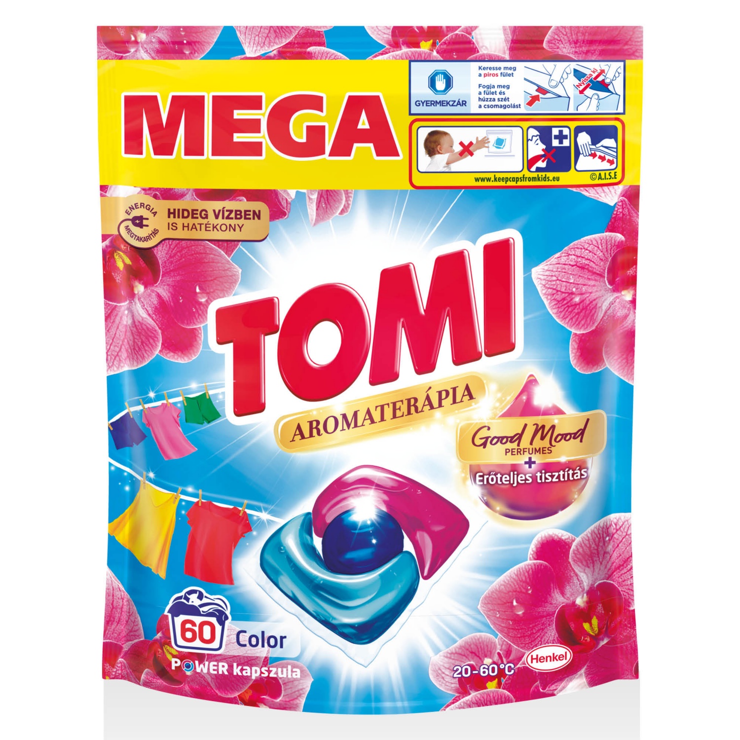 TOMI Mosókapszula, 60 darab