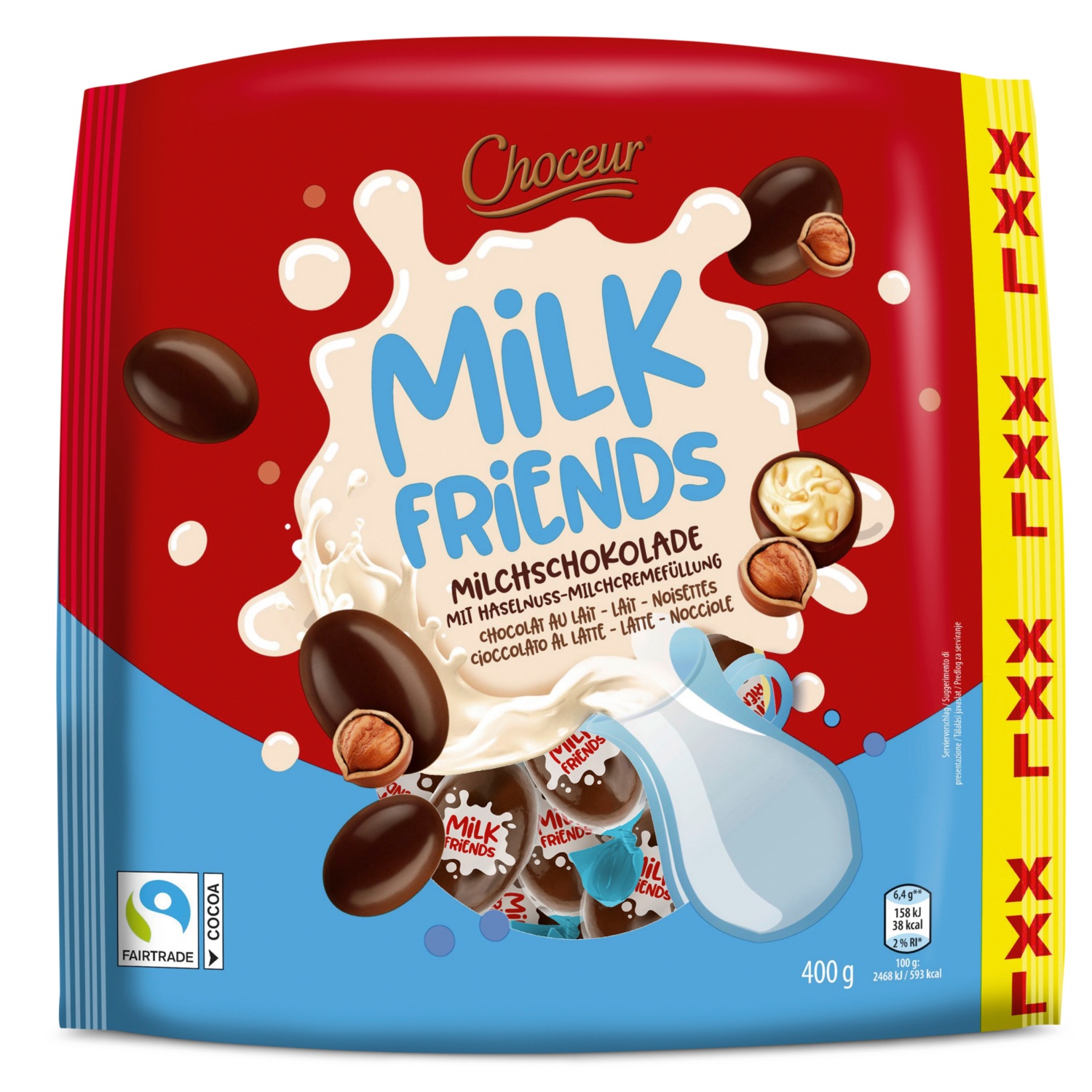 CHOCEUR Milch Freunde XXL, Vollmich