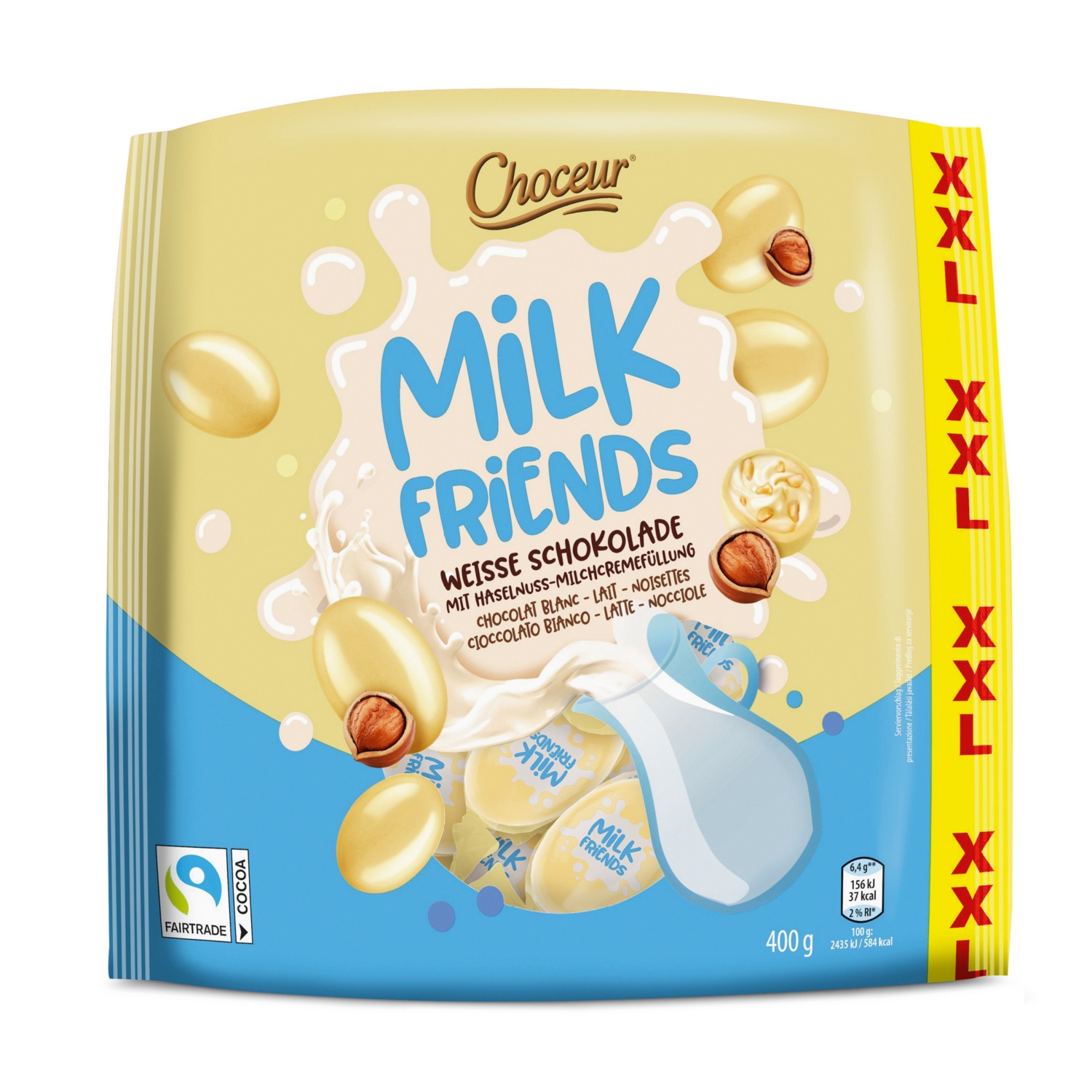 CHOCEUR Milch Freunde XXL, Weiss