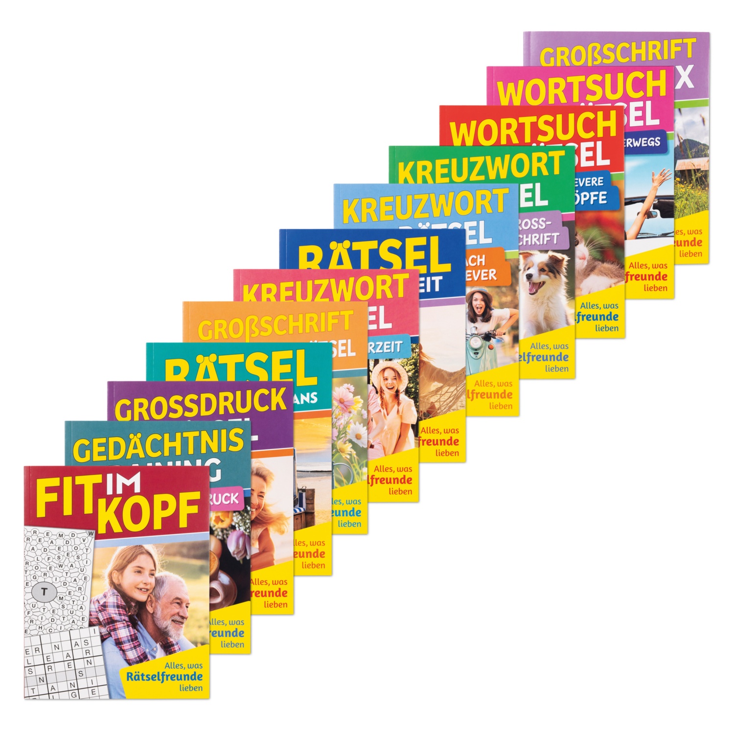 Puzzle und Rätselbücher