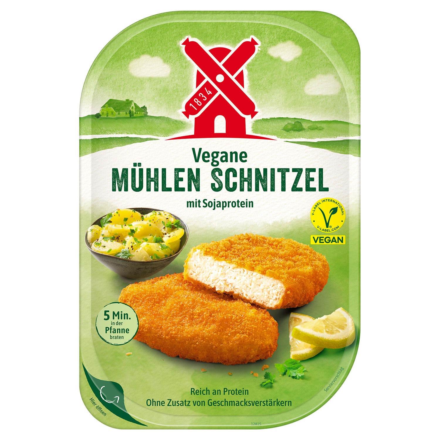 RÜGENWALDER MÜHLE Veganes Pfannen Sortiment 180 g, Schnitzel