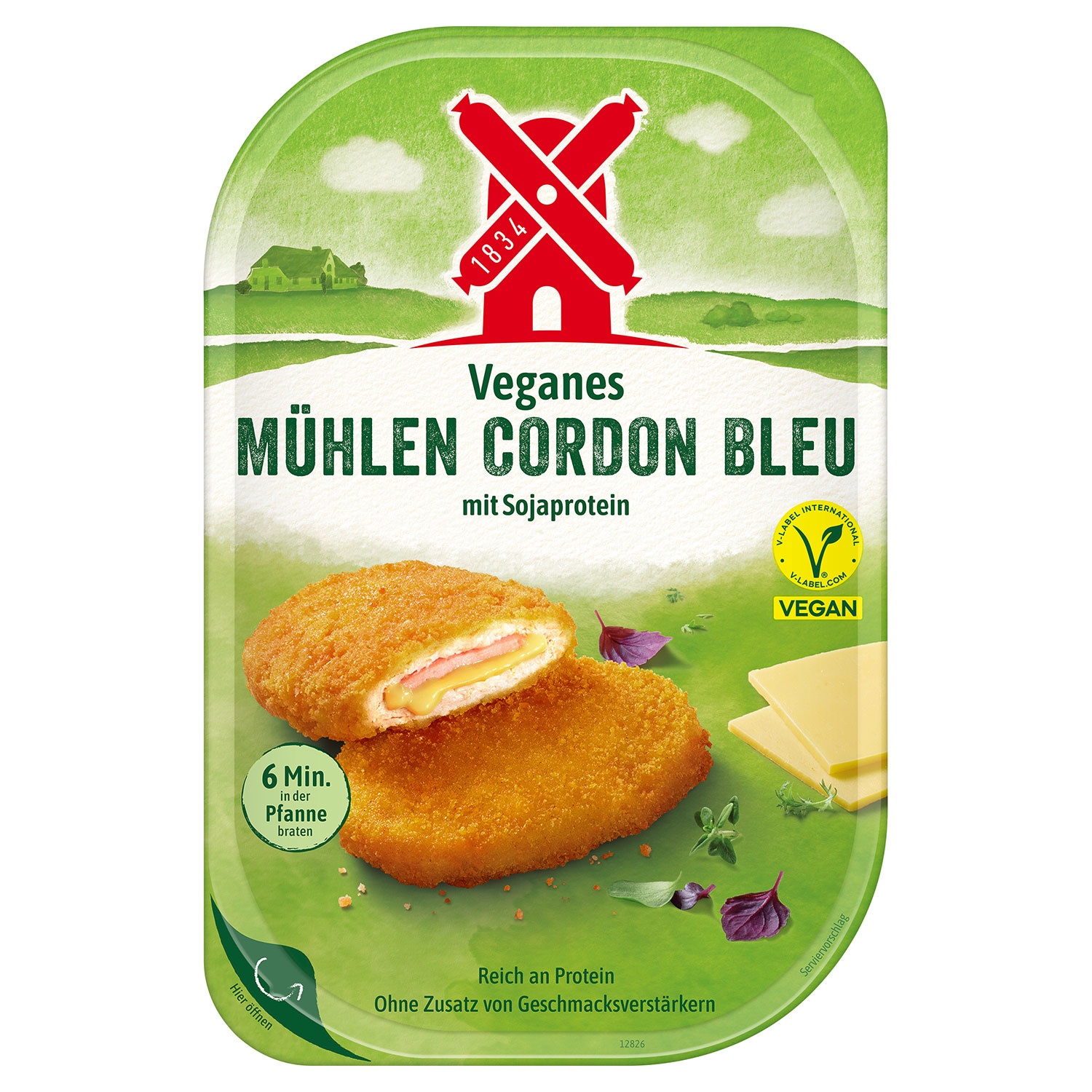 RÜGENWALDER MÜHLE Veganes Pfannen Sortiment 200 g, Cordon Bleu