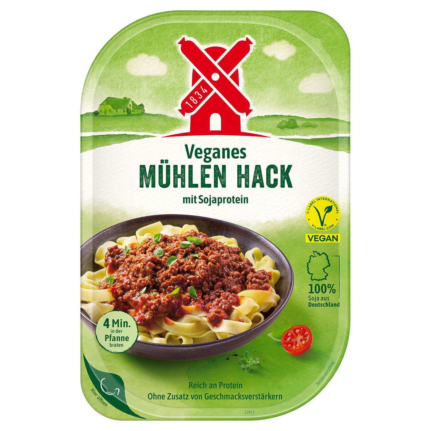 RÜGENWALDER MÜHLE Veganes Pfannen Sortiment 180 g, Hack