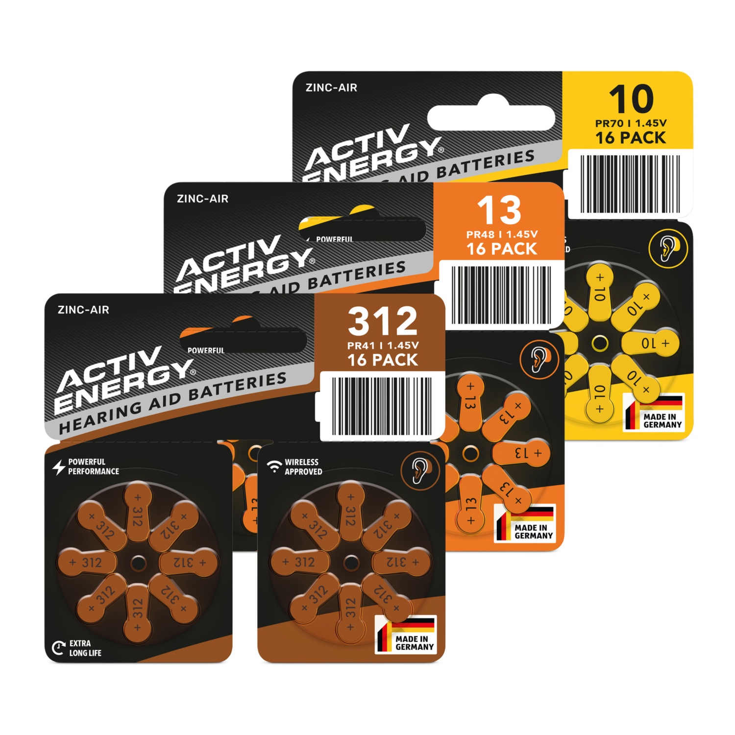 ACTIV ENERGY Hörgerätebatterien