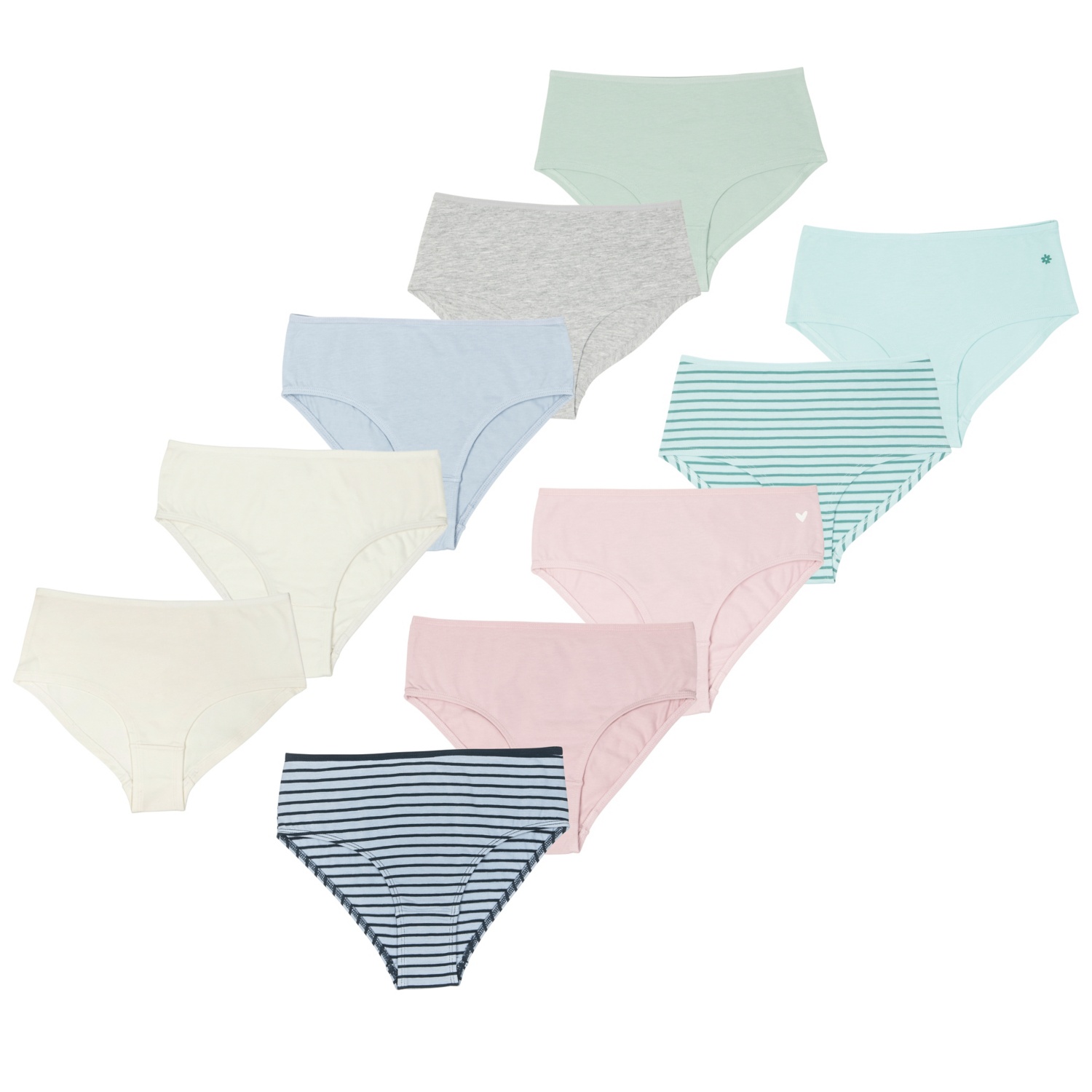 LILY & DAN Pantalon pour enfants, pack de 5/pantalon rétro, pack de 3, filles