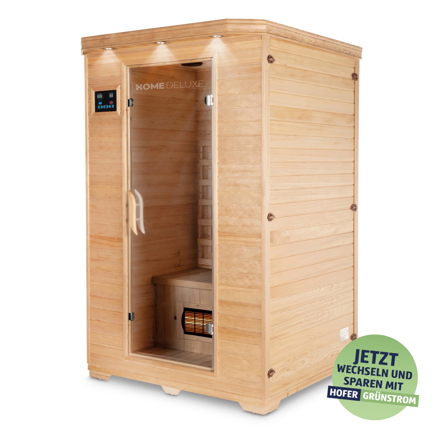 HOME DELUXE Infrarotkabine REDSUN M mit Vollspektrumstrahler