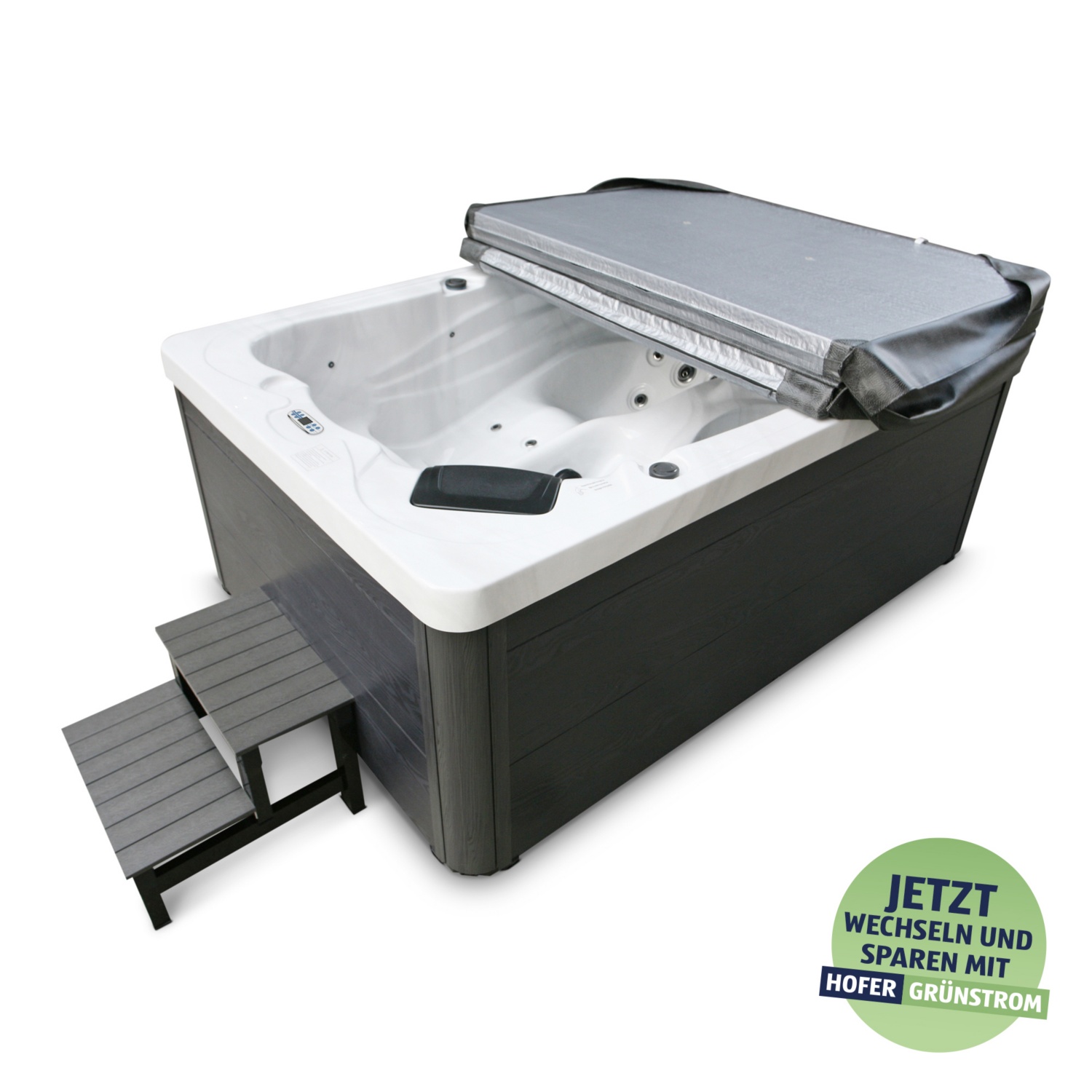 HOME DELUXE Outdoor Whirlpool WHITE MARBLE Deluxe
