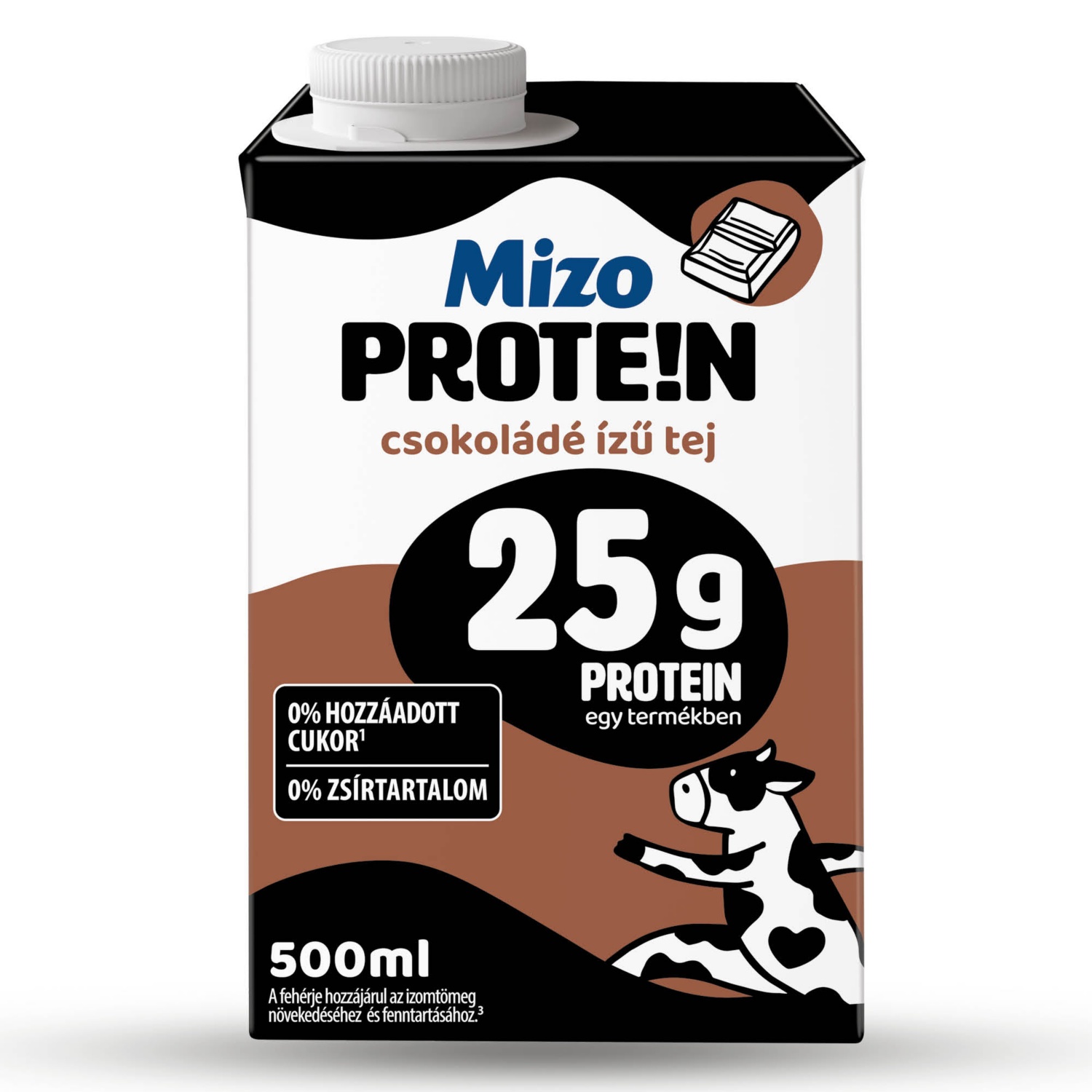 MIZO PROTE!N Ízesített tej, csokoládéízű, 500 ml