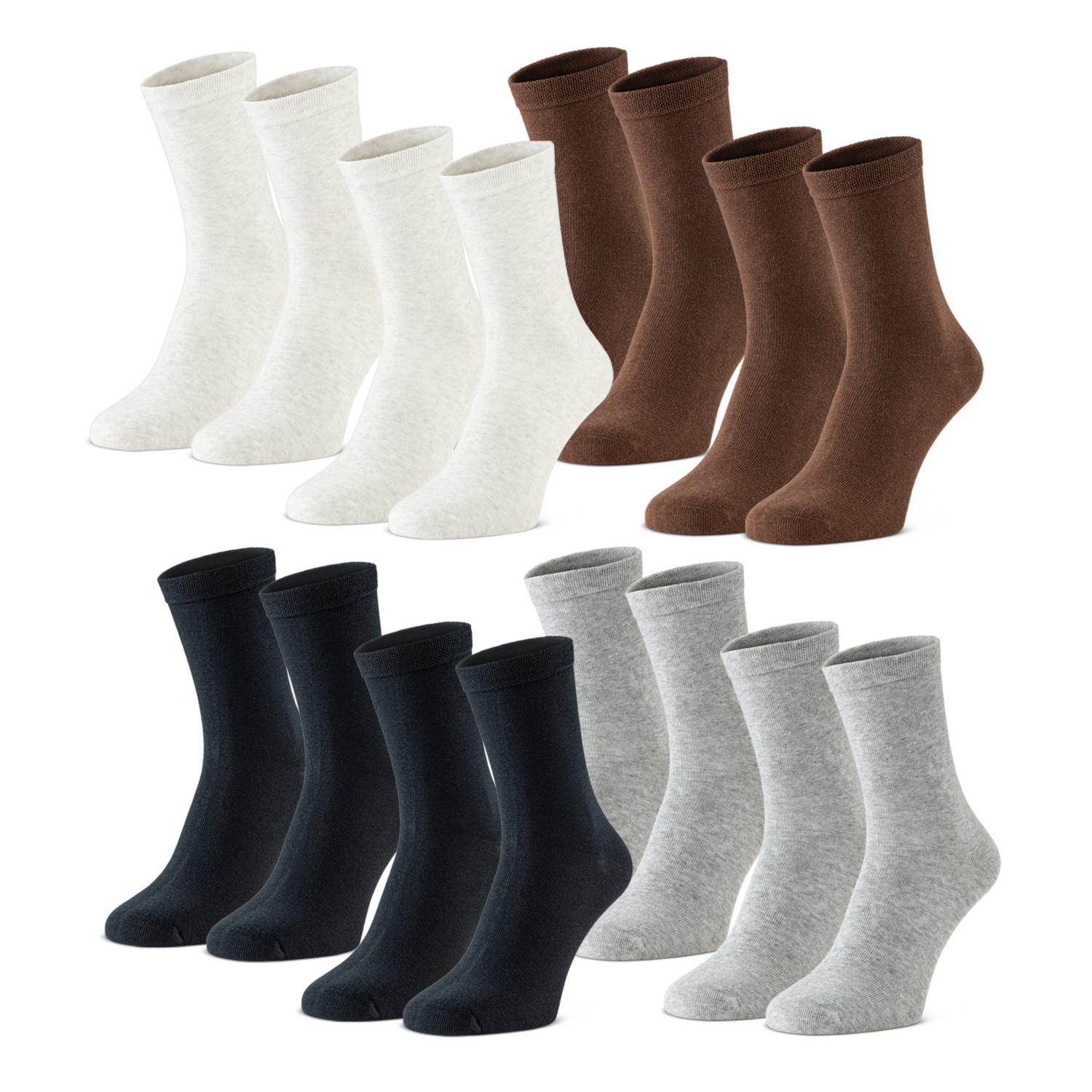 UP 2 FASHION Damen-/Herren Socken, Doppelpack