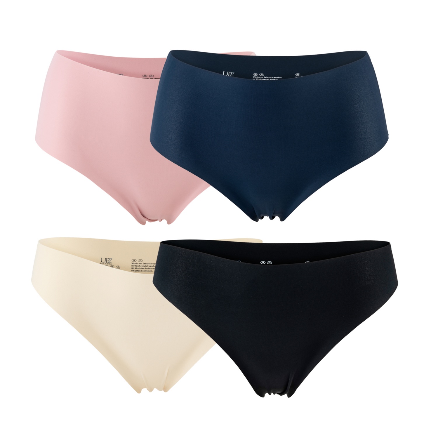 UP 2 FASHION WOMEN Damen-Slips, Doppelpkg., Seamless