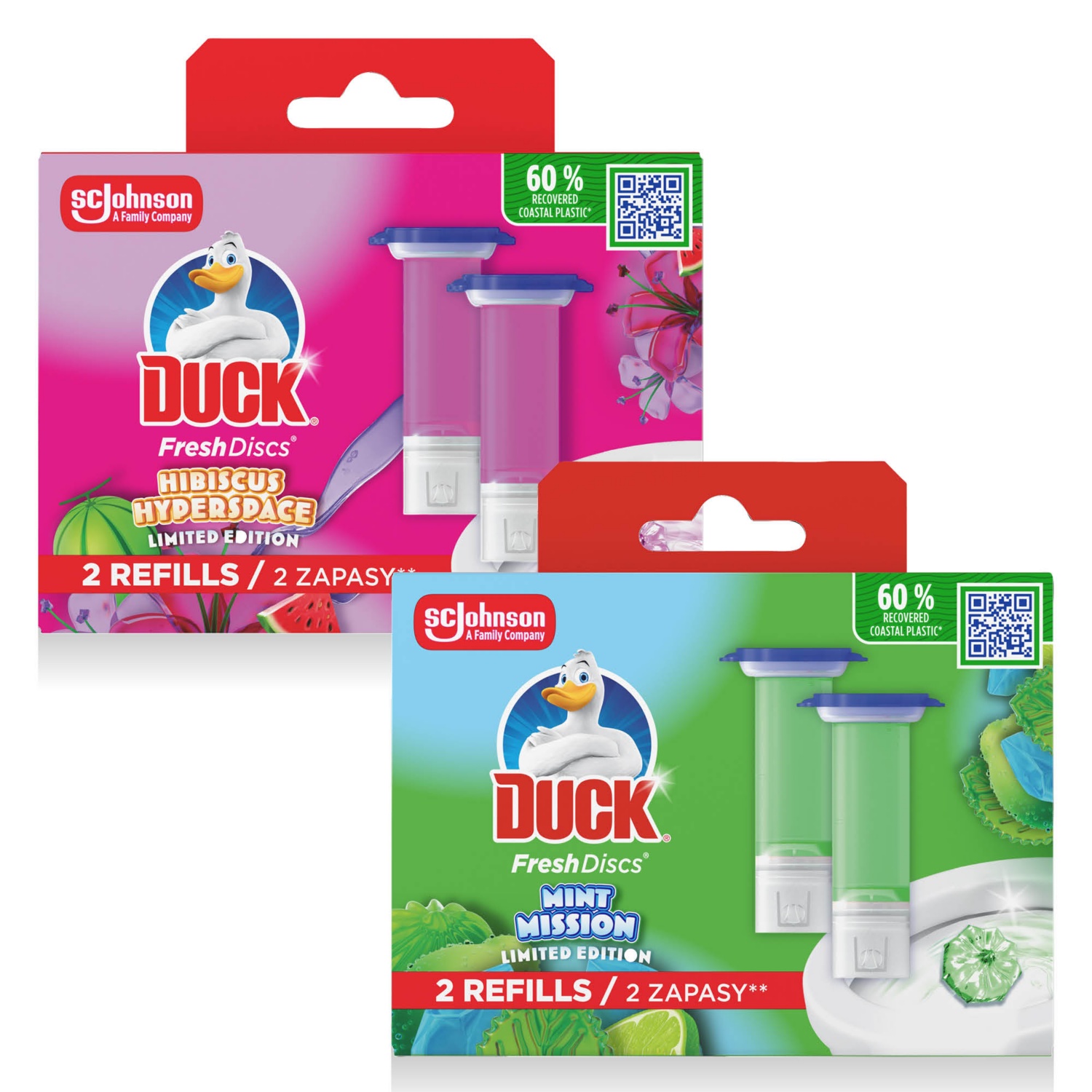 DUCK Fresh Discs utántöltő, 2 darab