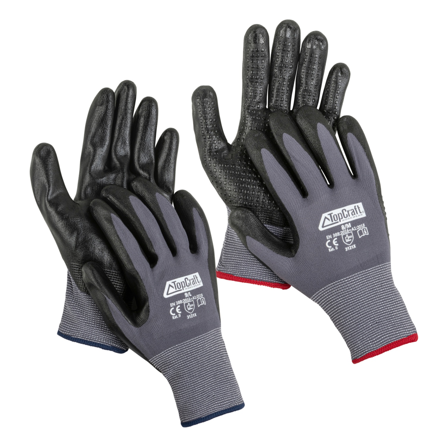 TOPCRAFT Damen/Herren-Arbeitshandschuhe