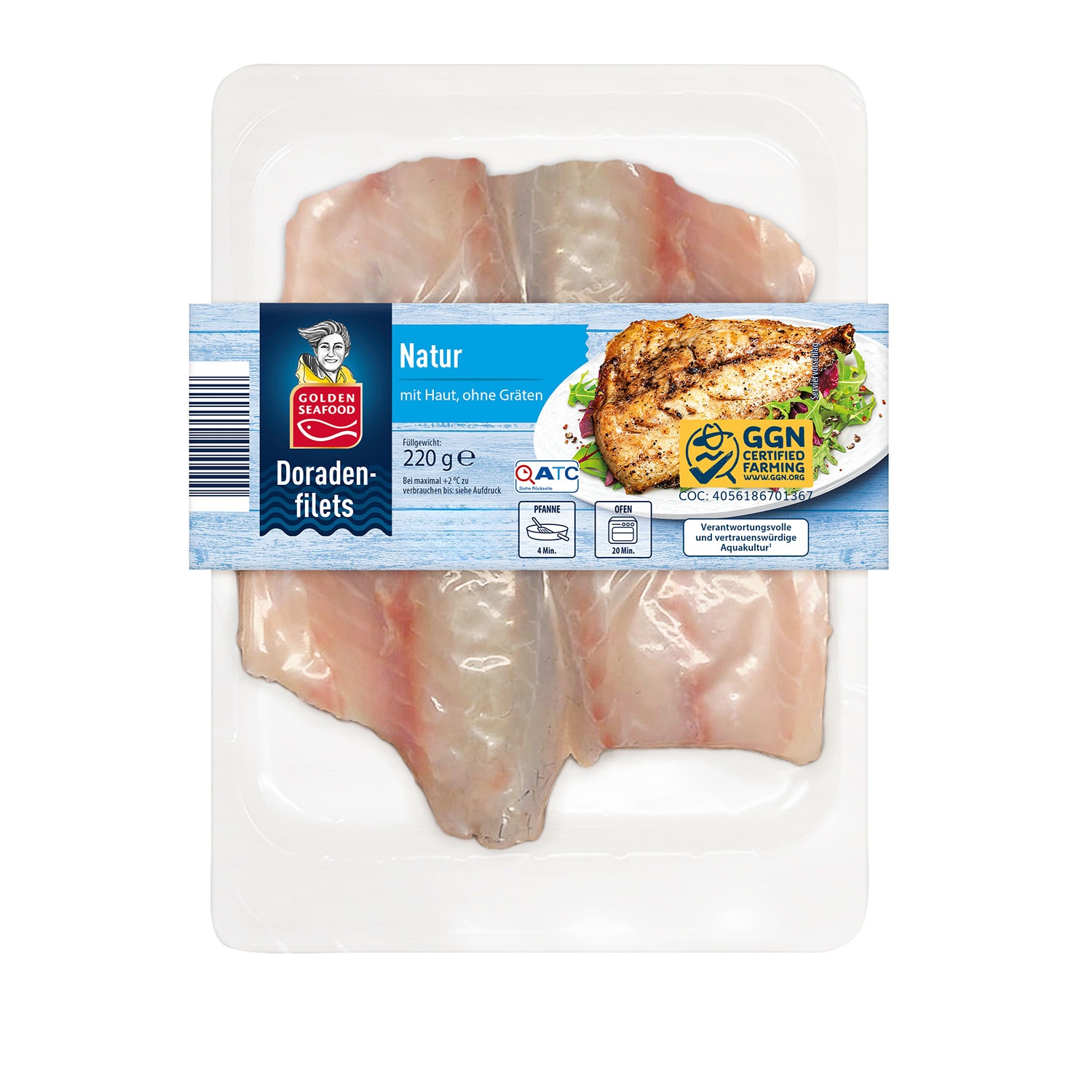 GOLDEN SEAFOOD GOLDEN SEAFOOD Doradenfilet 220 g