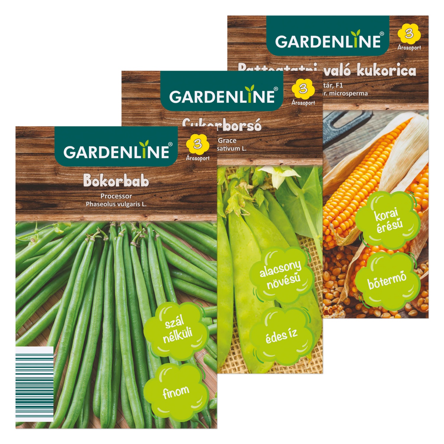 GARDENLINE Zöldség-, borsó- vagy babvetőmag