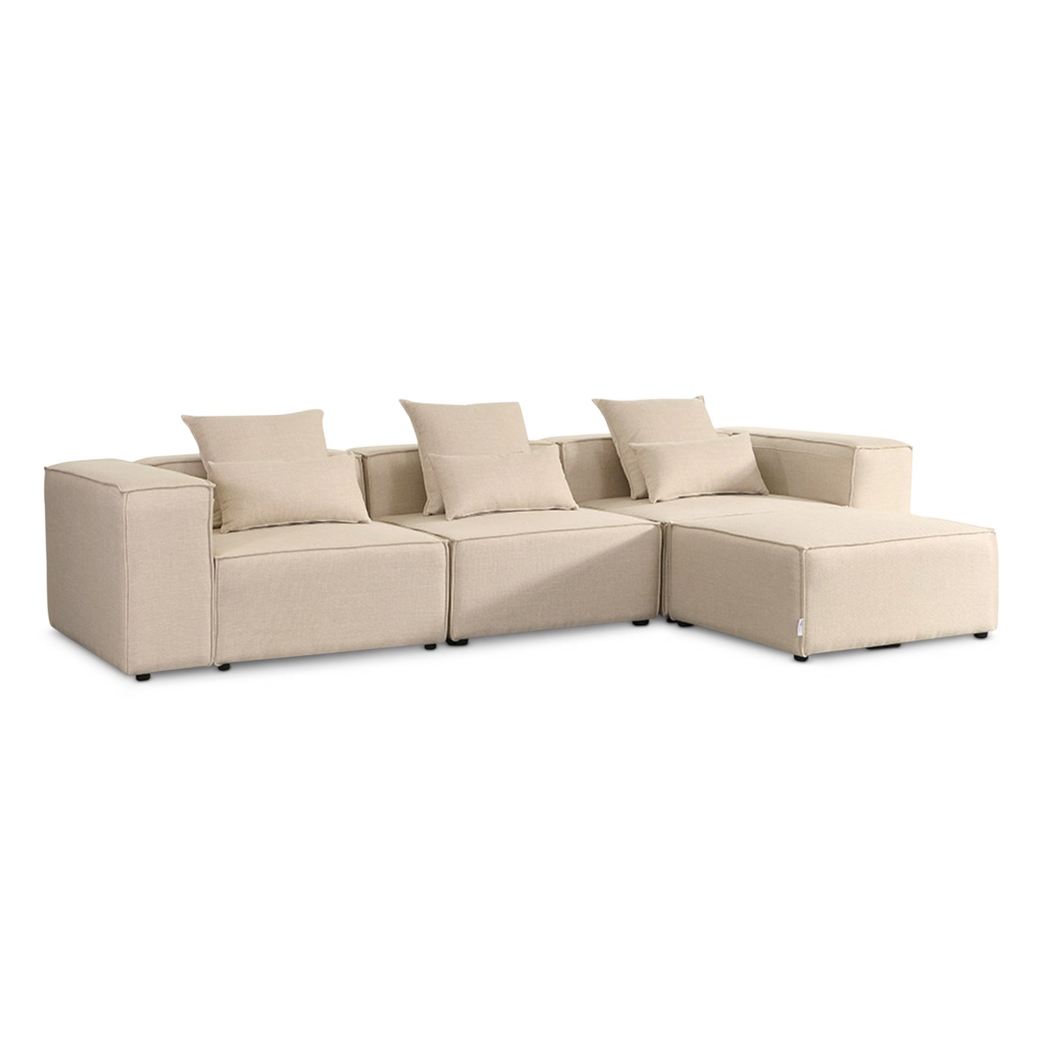 HOME DELUXE Sofa Verona - L, beige
