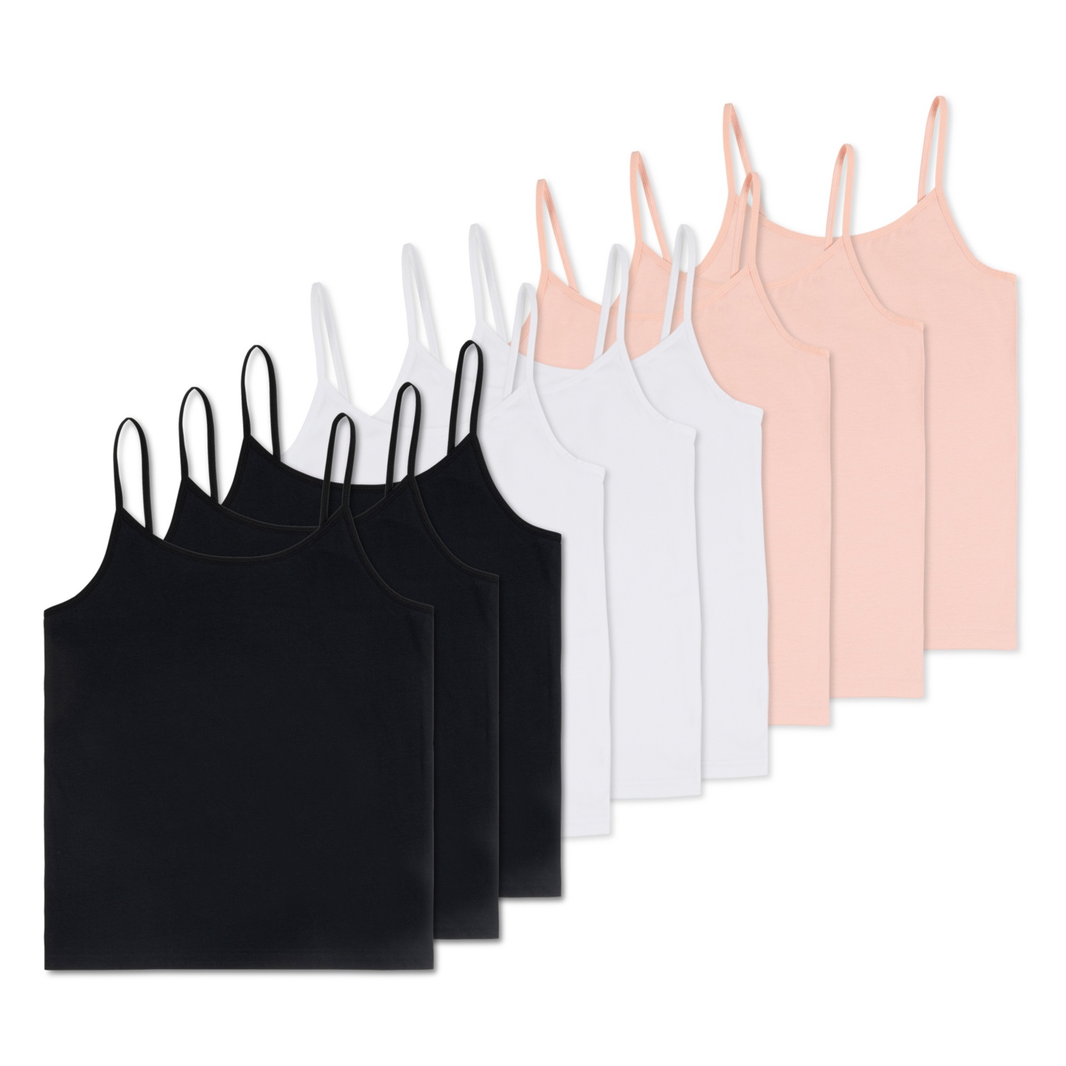 UP 2 FASHION BASICS Maillots de corps basiques pour femmes, 3 pièces