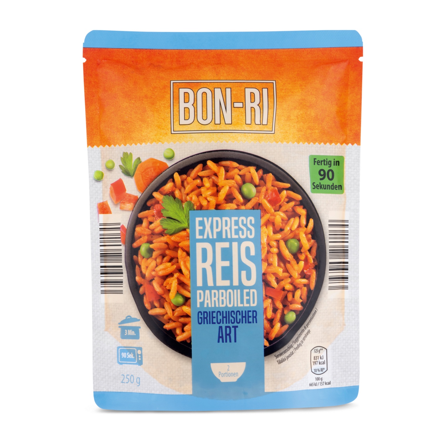 BON-RI Riž za hitro pripravo, po grško