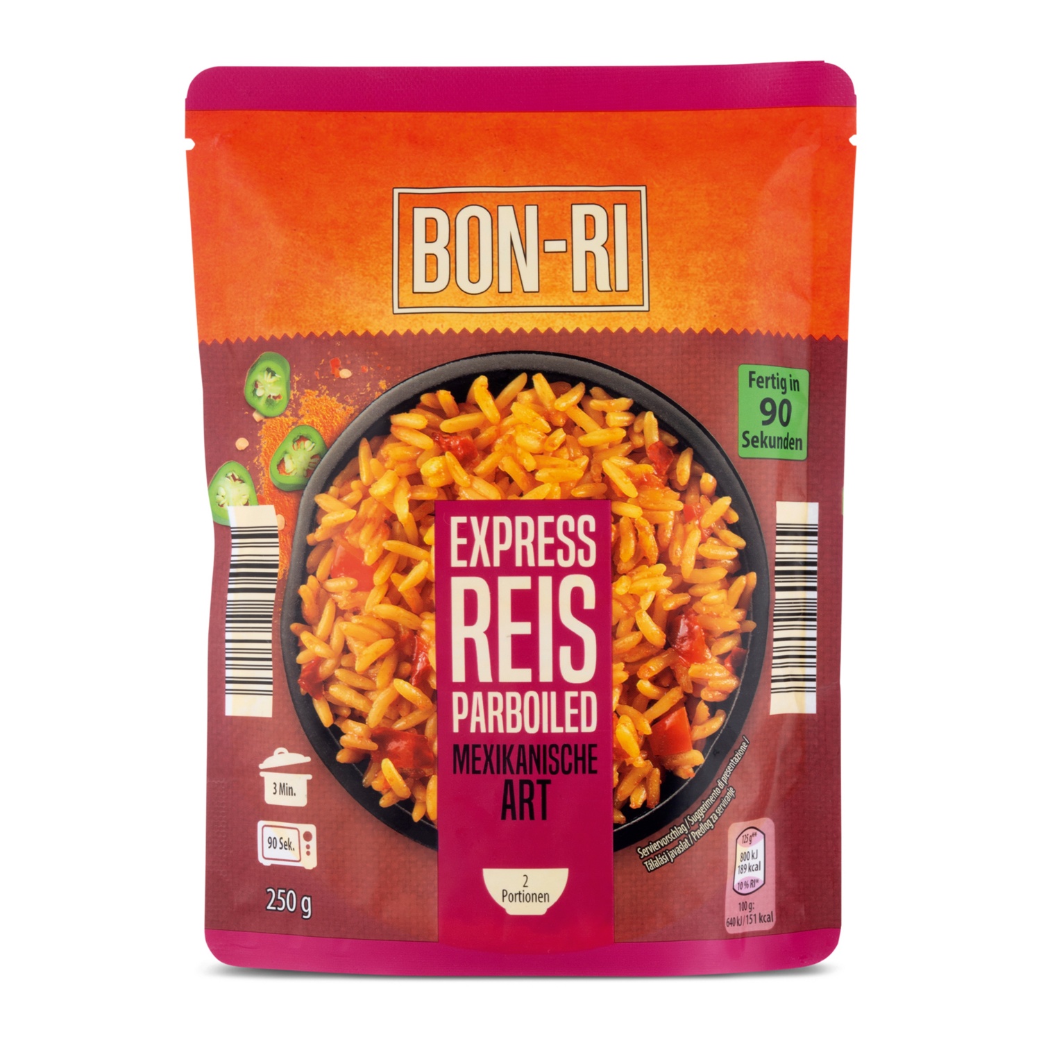 BON-RI Riž za hitro pripravo, po mehiško