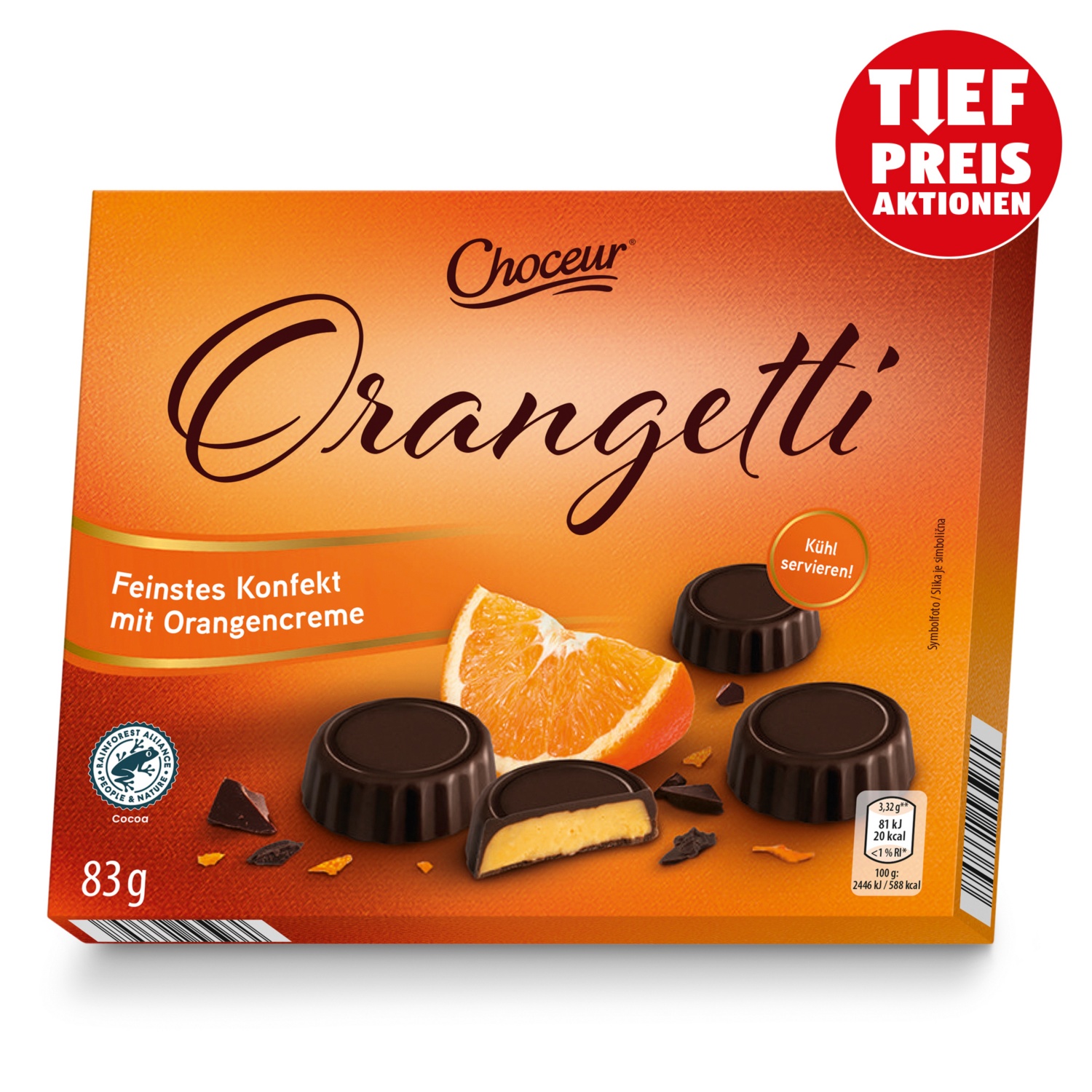 CHOCEUR Orangetti/Tiraminelli, Orangetti
