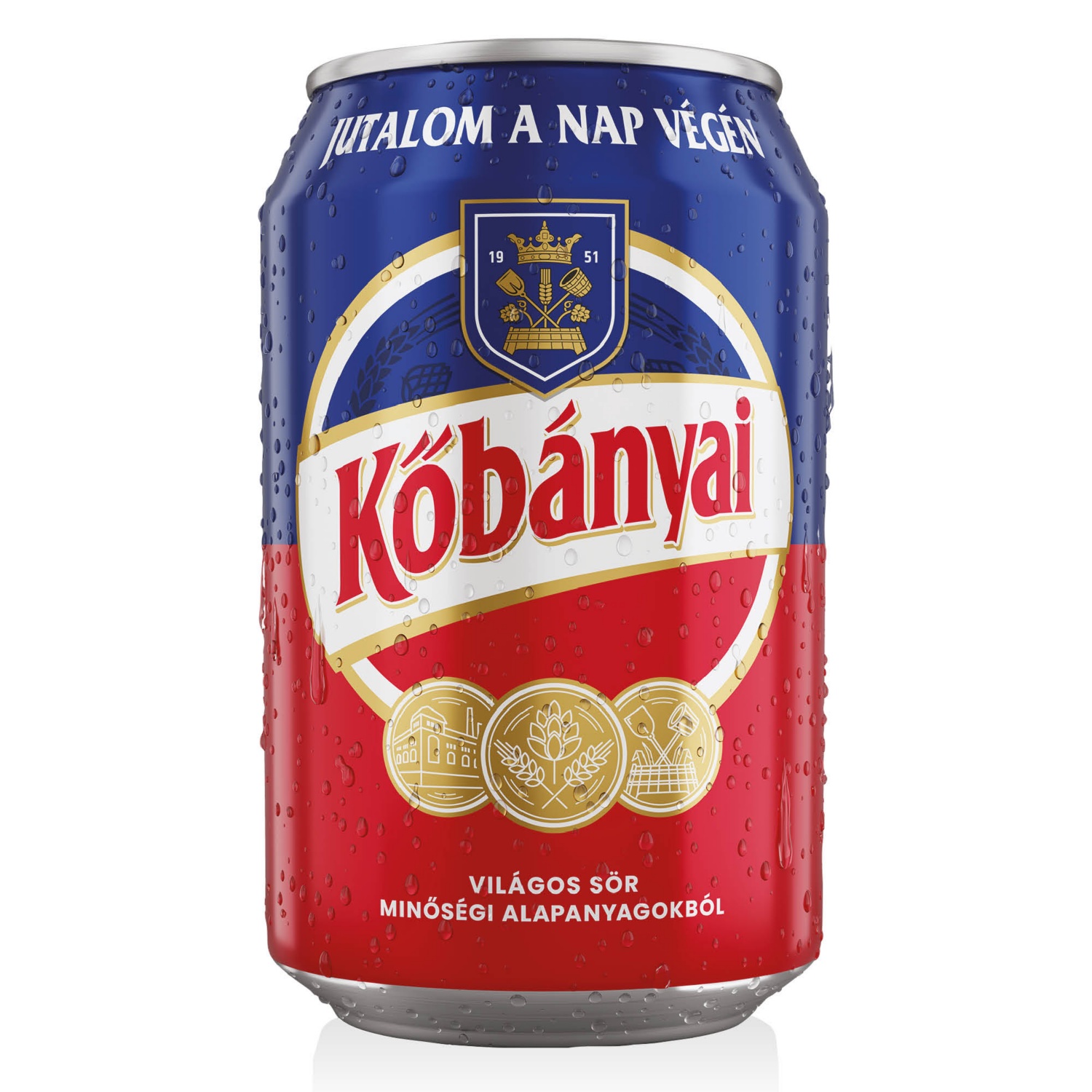 KŐBÁNYAI Világos sör, 0,33 l