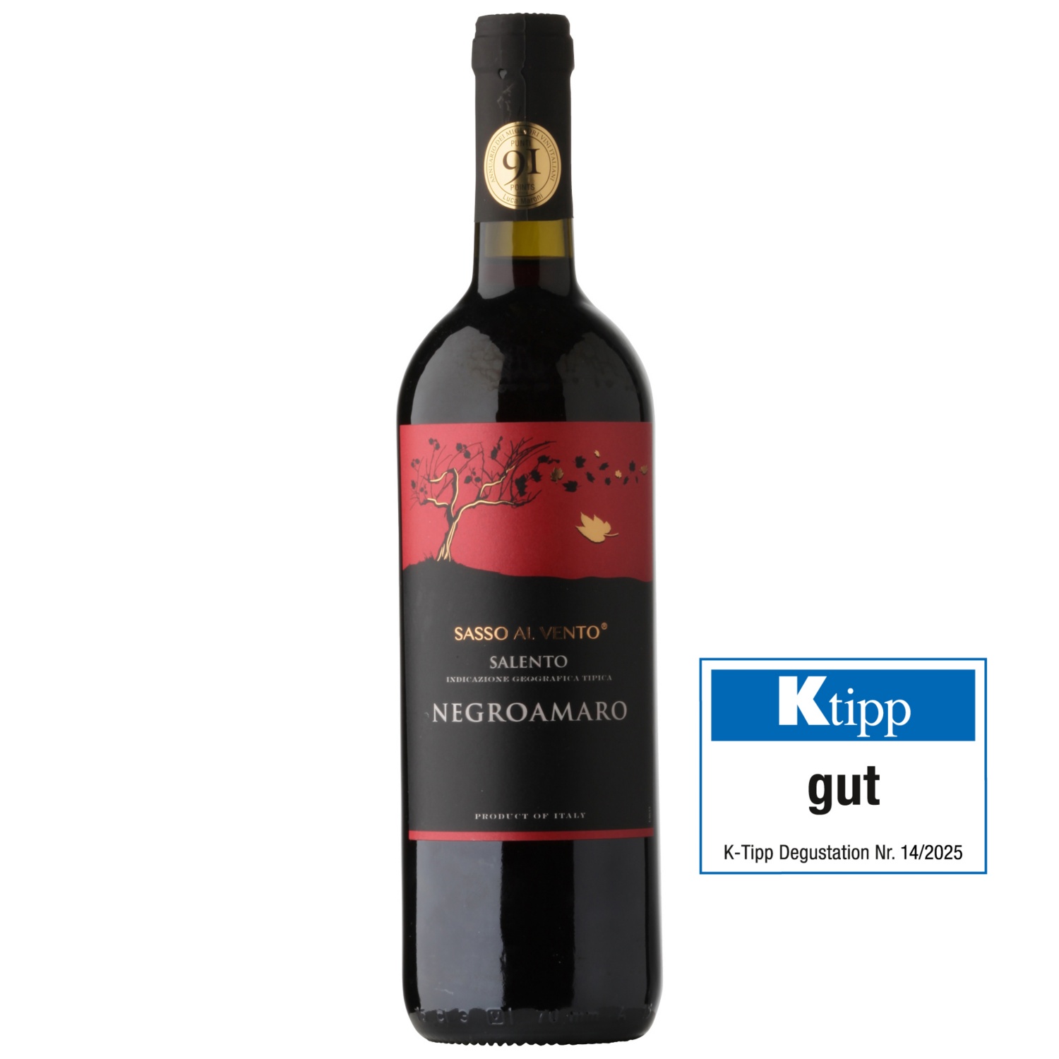 SASSO AL VENTO Negroamaro IGT