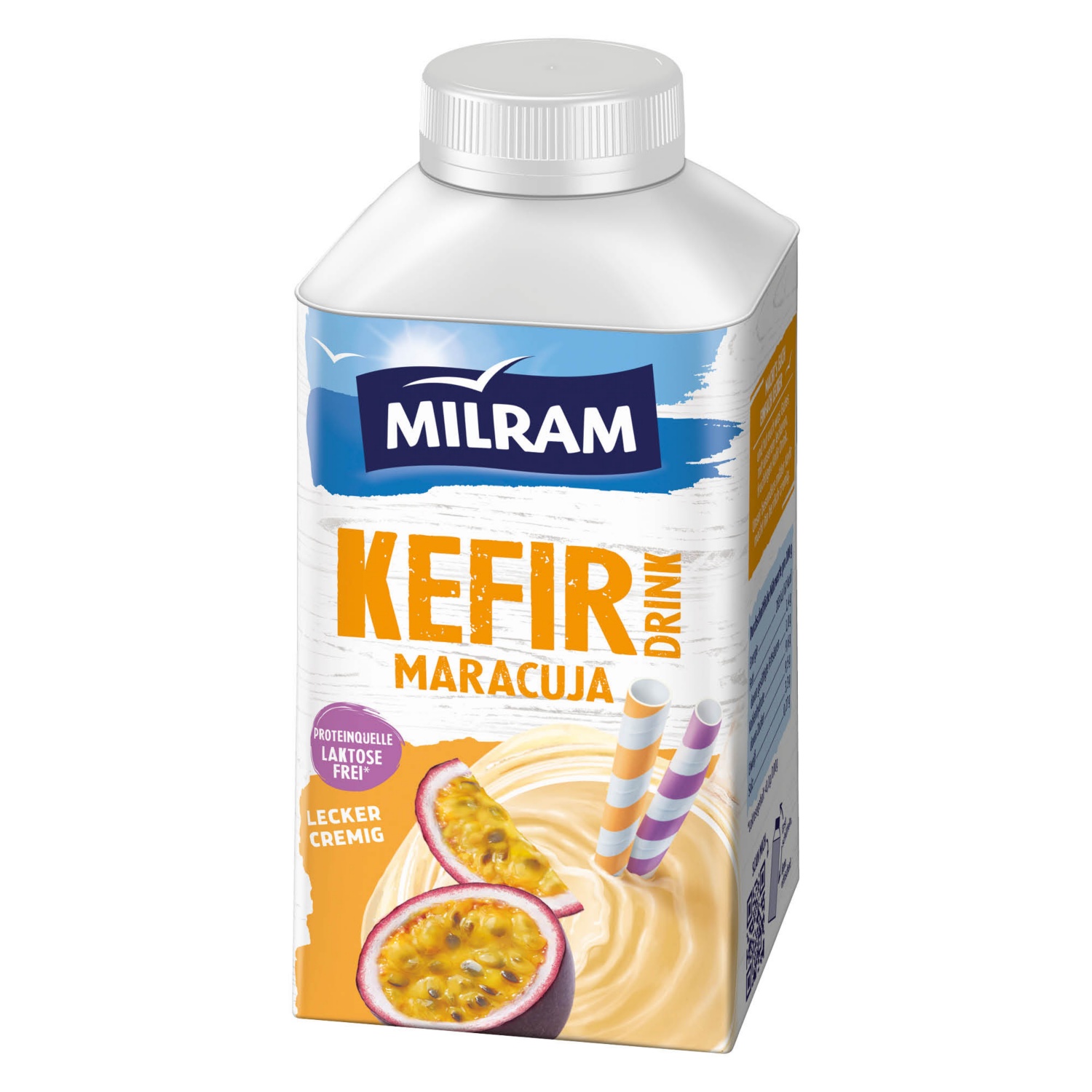 MILRAM Kefir, maracuja-kurkuma, 500 g