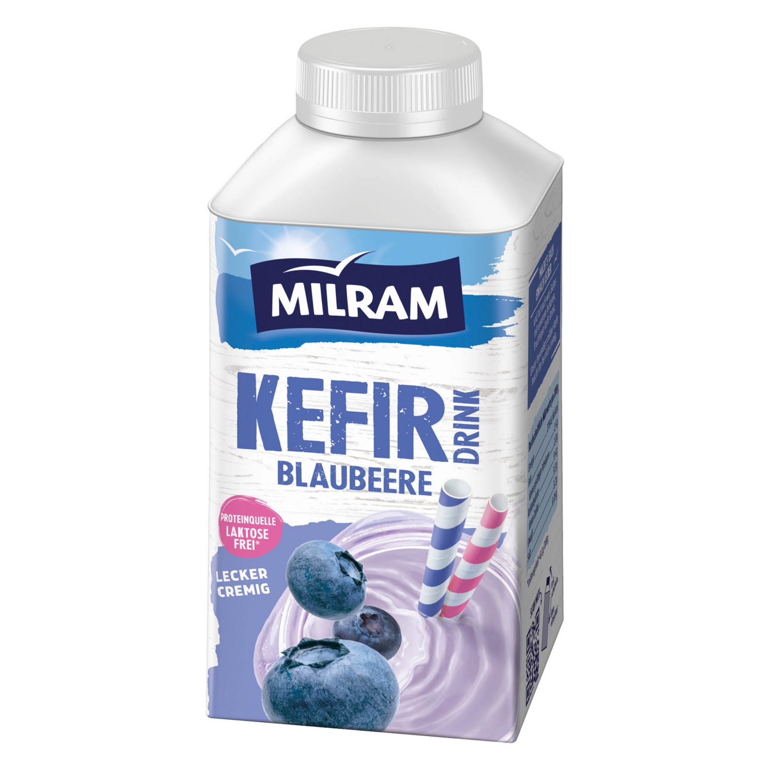MILRAM Kefir, áfonya-hibiszkusz, 500 g