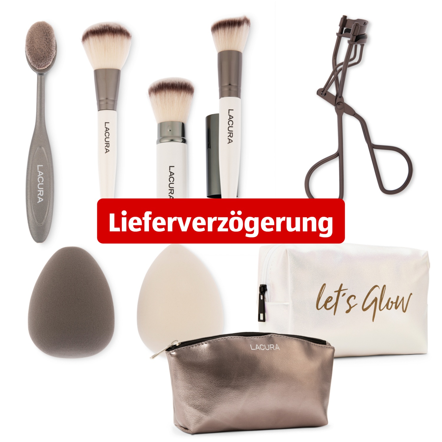 LACURA Rosé Kosmetikutensilien