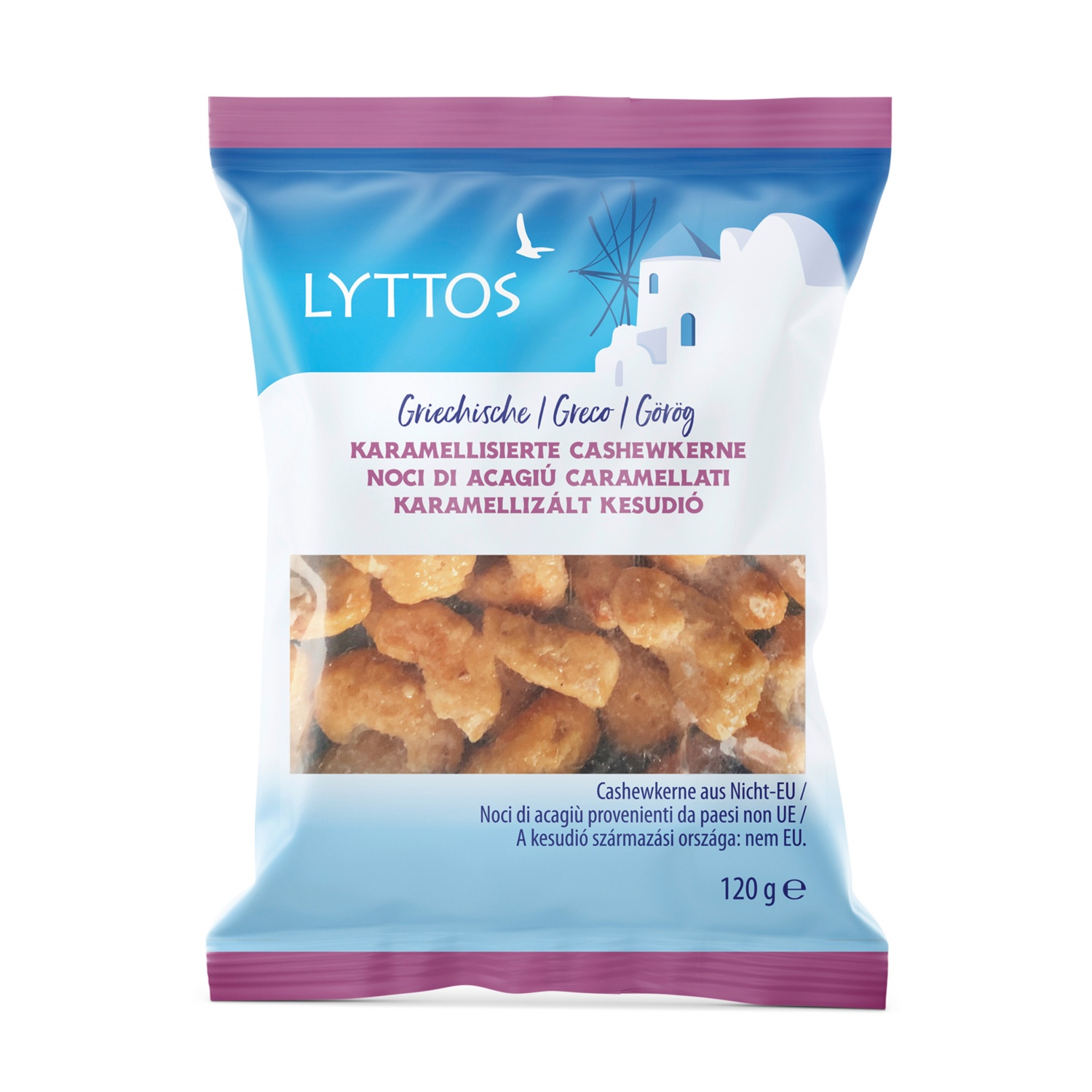 LYTTOS Karamellisierte Nüsse, Cashews