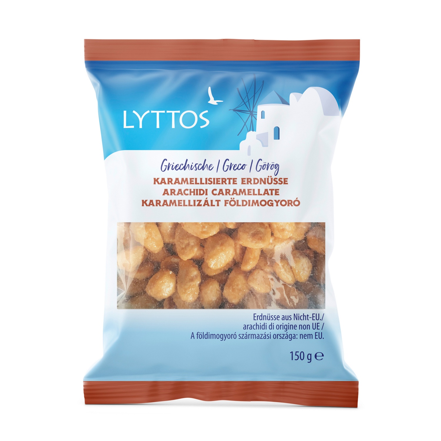 LYTTOS Karamellisierte Nüsse, Erdnüsse