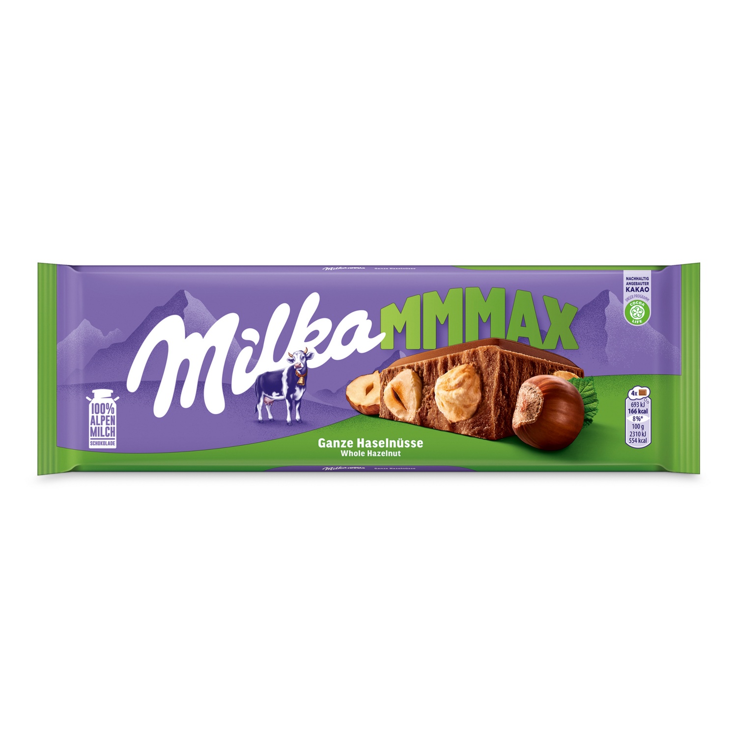MILKA Schokolade, Ganze Haselnüsse